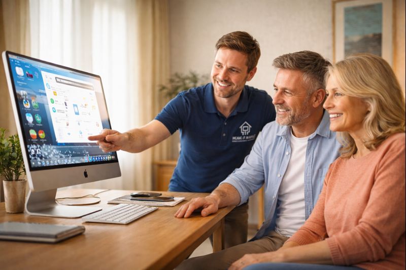 Persönliche Computer-Beratung zu Hause